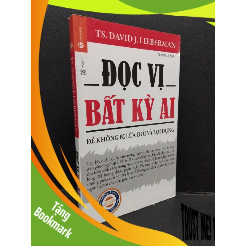 (TẶNG BOOKMARK) Đọc vị bất kỳ ai mới 90% bẩn nhẹ 2019 RBK1410 TS. David J. Lieberman KỸ NĂNG 943277