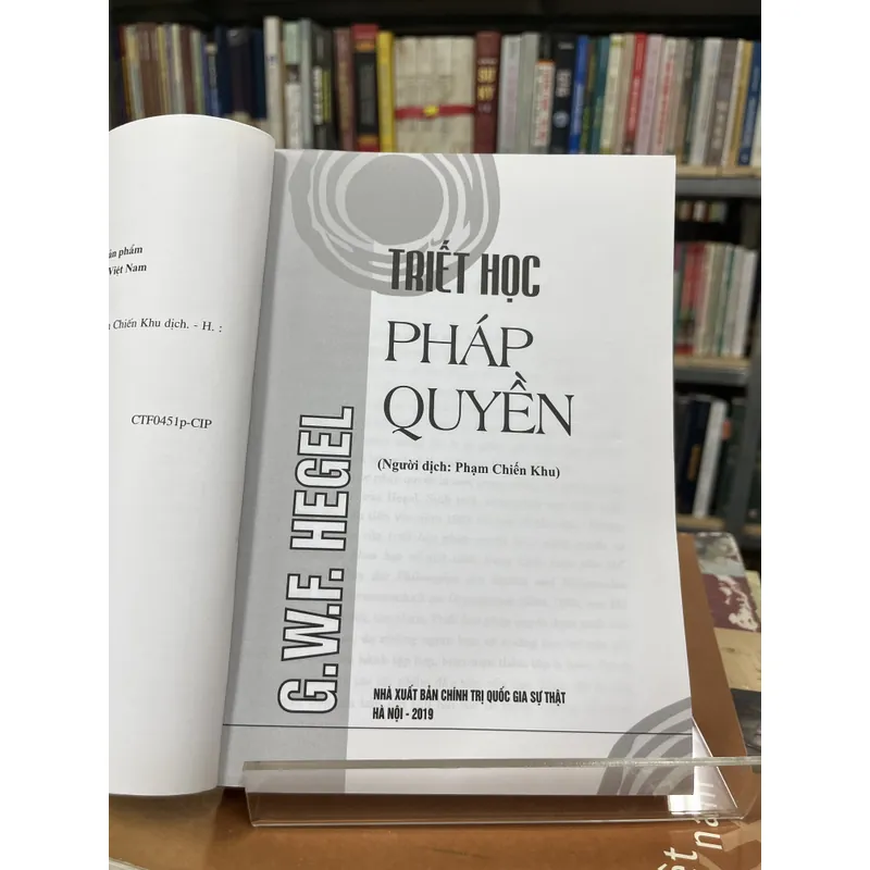 TRIẾT HỌC PHÁP QUYỀN - G.W.F. HEGEL (DỊCH: PHẠM CHIẾN KHU) 708887