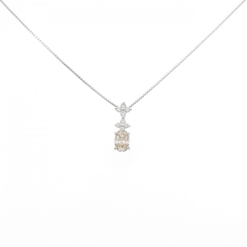 K18WG Dây chuyền kim cương 0.528CT - Hàng hiệu Chính hãng 863880