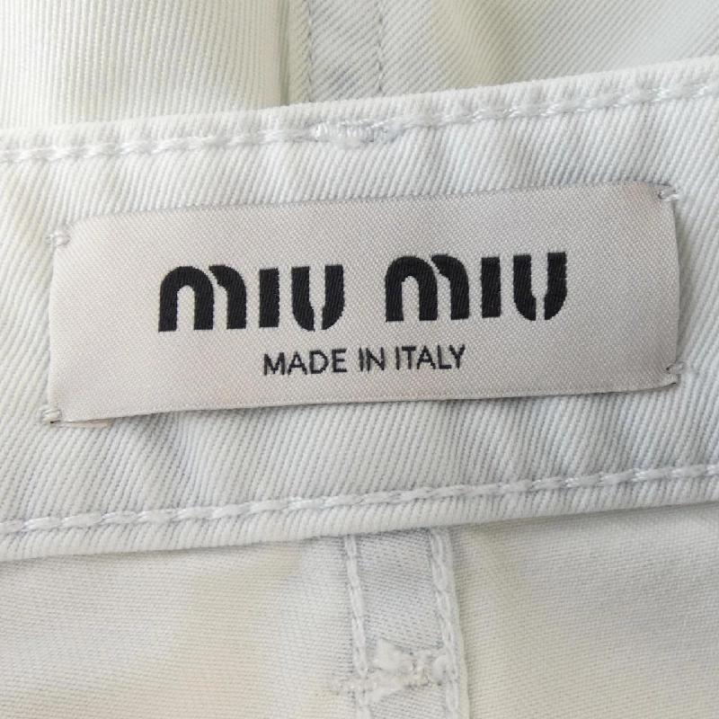 ミュウミュウ MIU MIU GWP463 S231 12V7 Quần short - Hàng hiệu Chính hãng 816103