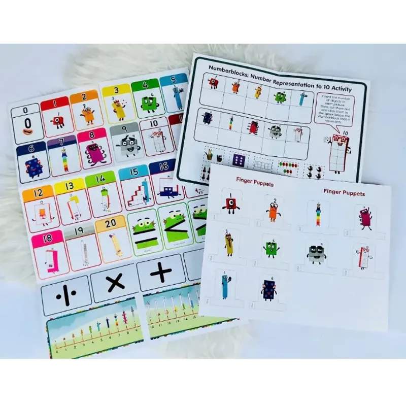 Sách - NUMBERBLOCKs 30 cuốn sách nhập tặng file nghe + video 1001338