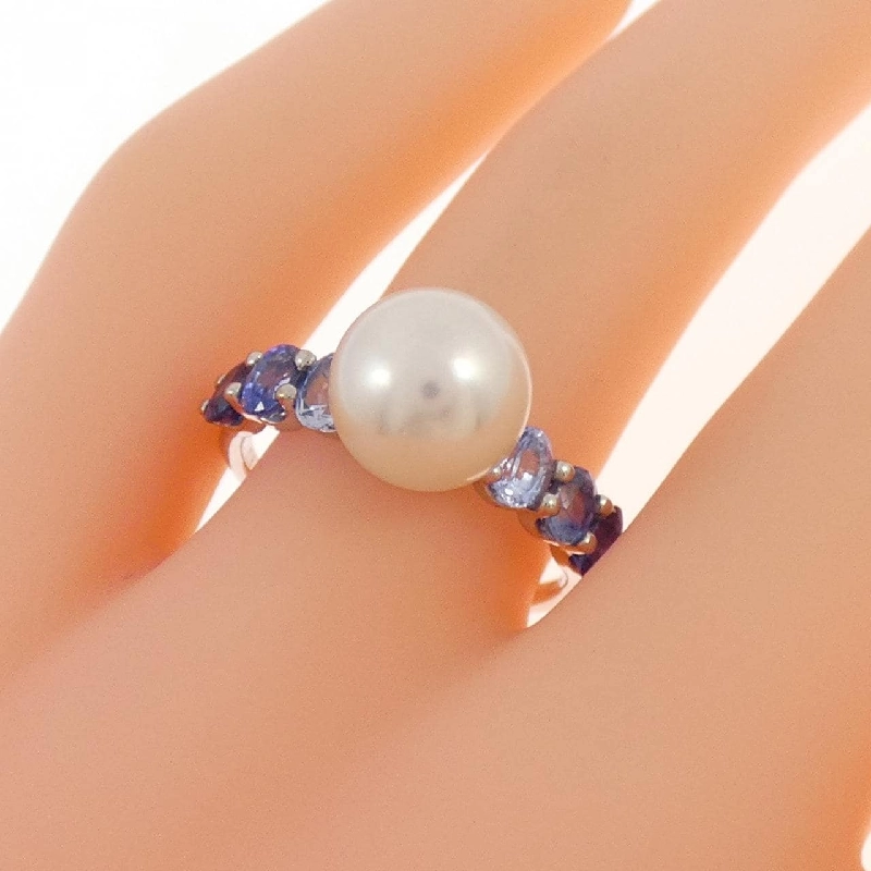 Nhẫn ngọc trai Akoya K18WG 8.9mm 667631