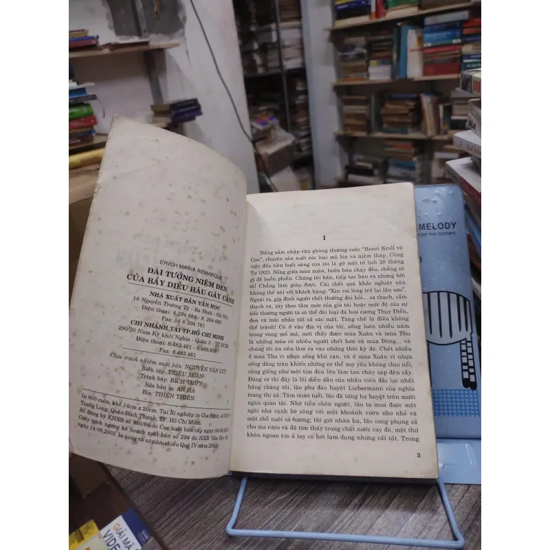 Sách: Đài tưởng niệm đen của Bầy diều hây gãy cánh (A1) - Erich Maria Remarque 674509