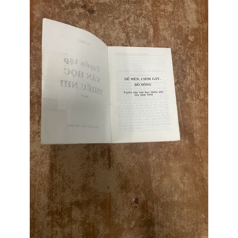COMBO TÔ HOÀI TUYỂN TẬP VĂN HỌC THIẾU NHI- GIẤC MỘNG ÔNG THỢ DÌU 723359