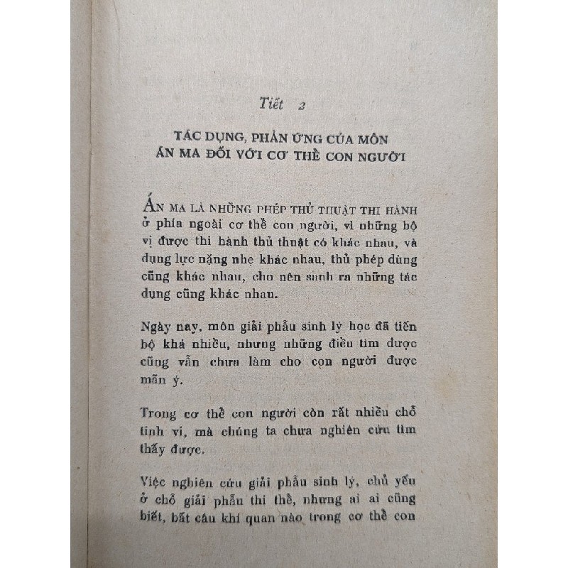 ÁN MA PHÁP XOA BÓP ĐỂ TRỊ BỊNH - CAO BỬU TRÂN 119262