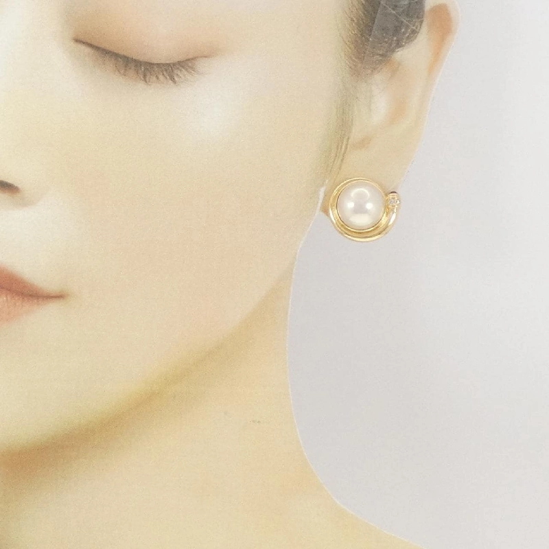 Tasaki Mabe Pearl Bông tai - Hàng hiệu Chính hãng 846209