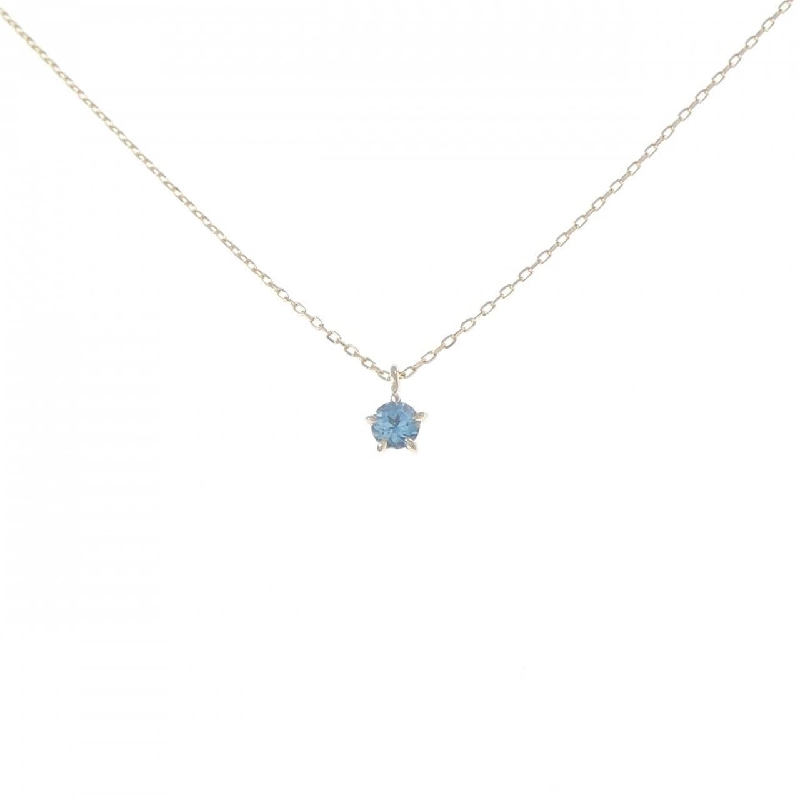 K10YG Ngôi sao Blue Topaz Dây chuyền - Hàng hiệu Chính hãng 856030