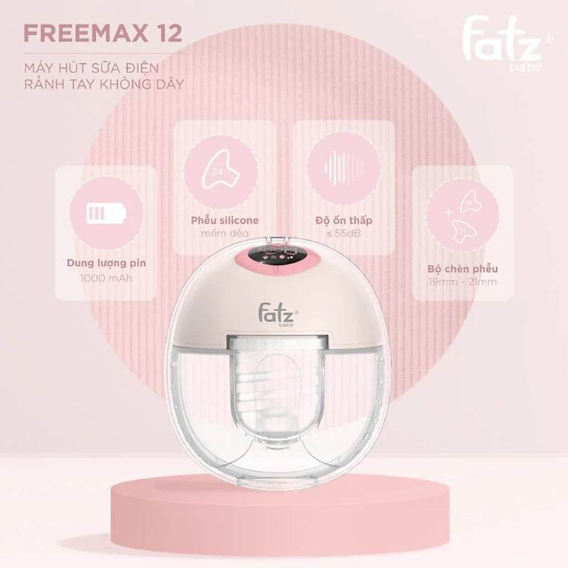 Máy hút sữa rảnh tay Fatz free max 12 - mới 80% còn bảo hành 20 tháng 299911