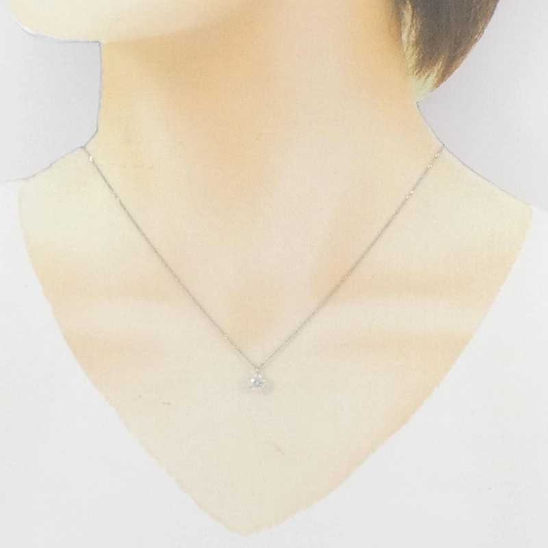 Dây chuyền kim cương Solitaire PT900/PT850 0.501CT - Hàng hiệu Chính hãng 856022