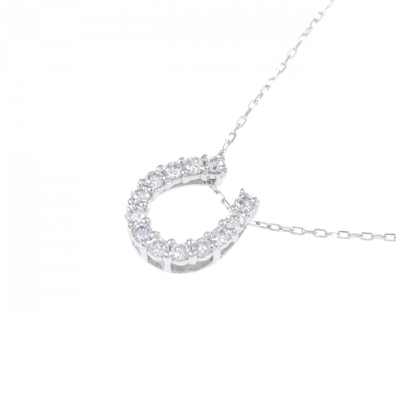 Dây chuyền kim cương hình móng ngựa PT900/PT850 0.15CT - Hàng hiệu Authentic 860474