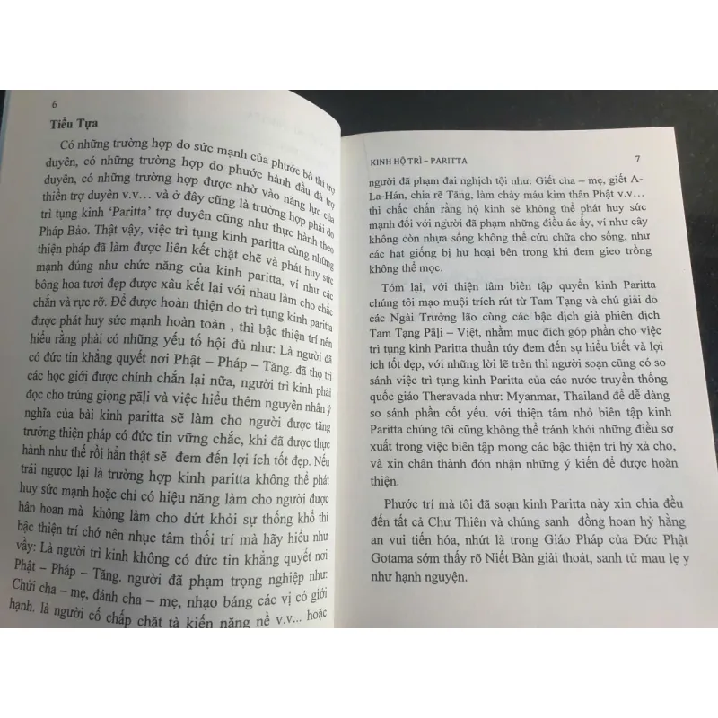 Kinh Hộ Trì Parittasuttam của Buddhasana Theravāda, Tái Bản 689520