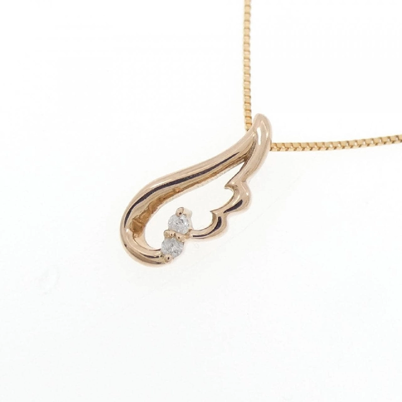 K18PG Dây chuyền kim cương 0.02CT - Hàng hiệu Authentic 856786