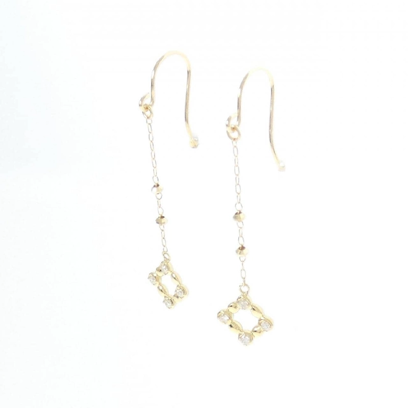 K18YG Bông tai kim cương 0.08CT - Hàng hiệu Chính hãng 873355