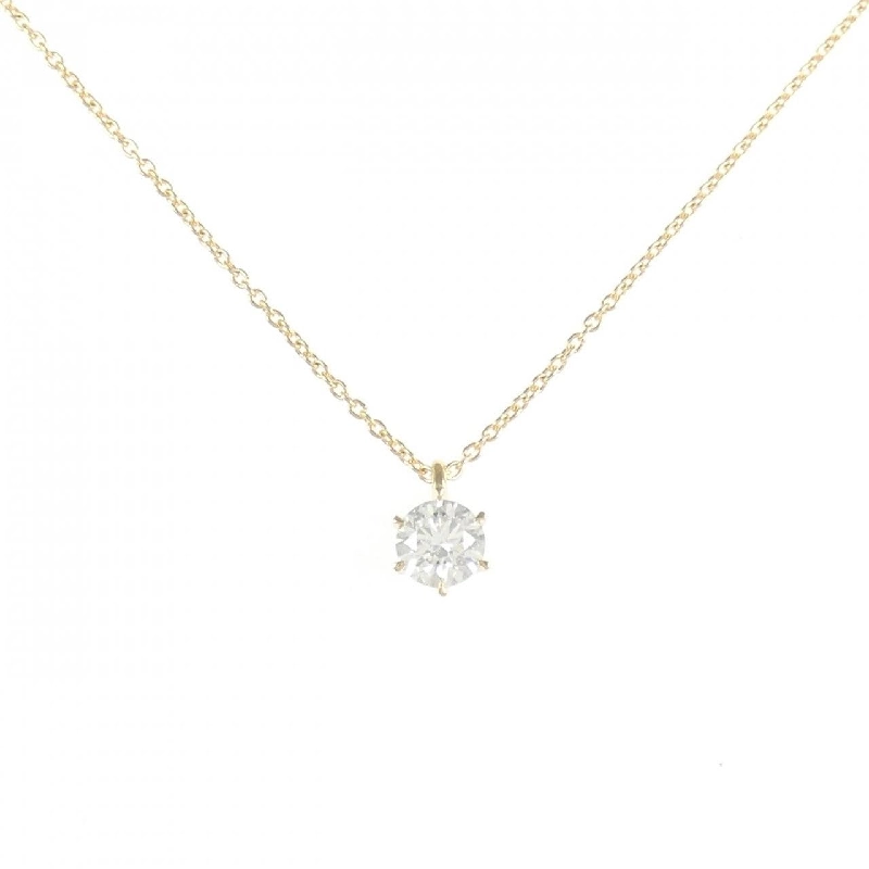 K18YG Dây chuyền kim cương 0.302CT F SI1 3EXT H&C - Hàng hiệu Chính hãng 871856