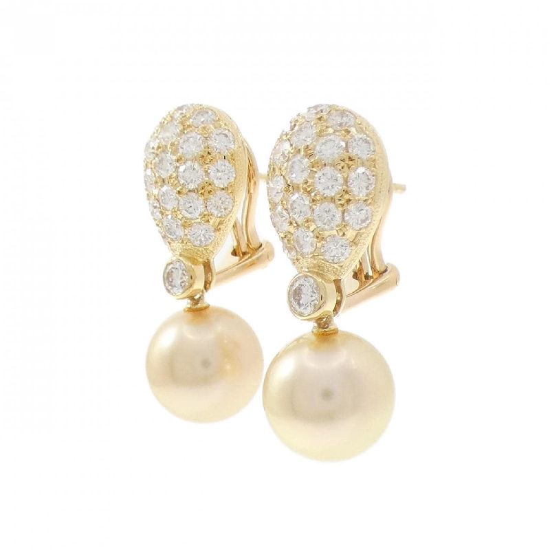 Bông tai ngọc trai trắng Mikimoto 10.3mm - Hàng hiệu Authentic 843469