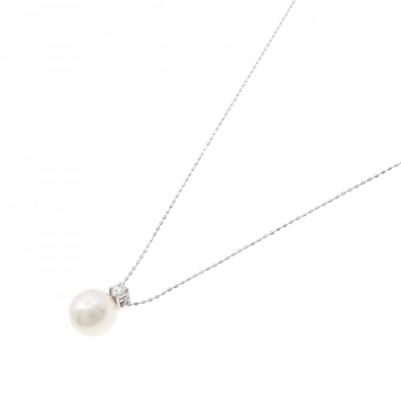 K18WG Dây chuyền ngọc trai Akoya 8.6mm - Hàng hiệu Chính hãng 855906