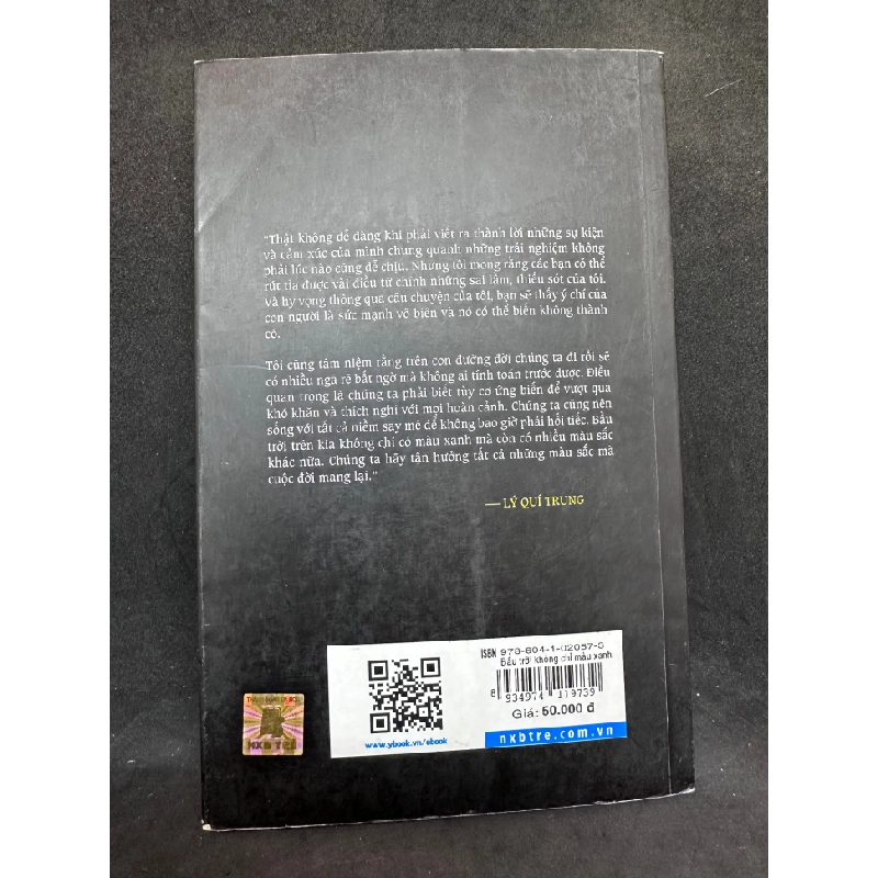 Bầu Trời Không Chỉ Có Màu Xanh, Lý Quí Trung, Mới 70% (Ố Vàng), 2015 SBM0803 342577