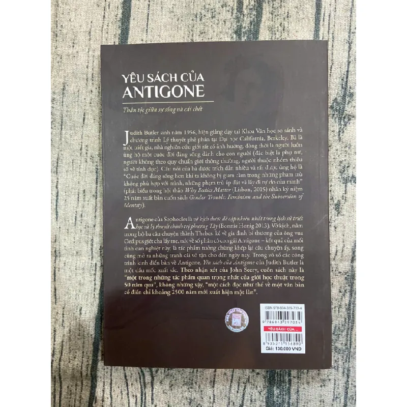 Yêu sách của Antigone 95% 2021 Judith Butler TSTK250116 VĂN HỌC 370482