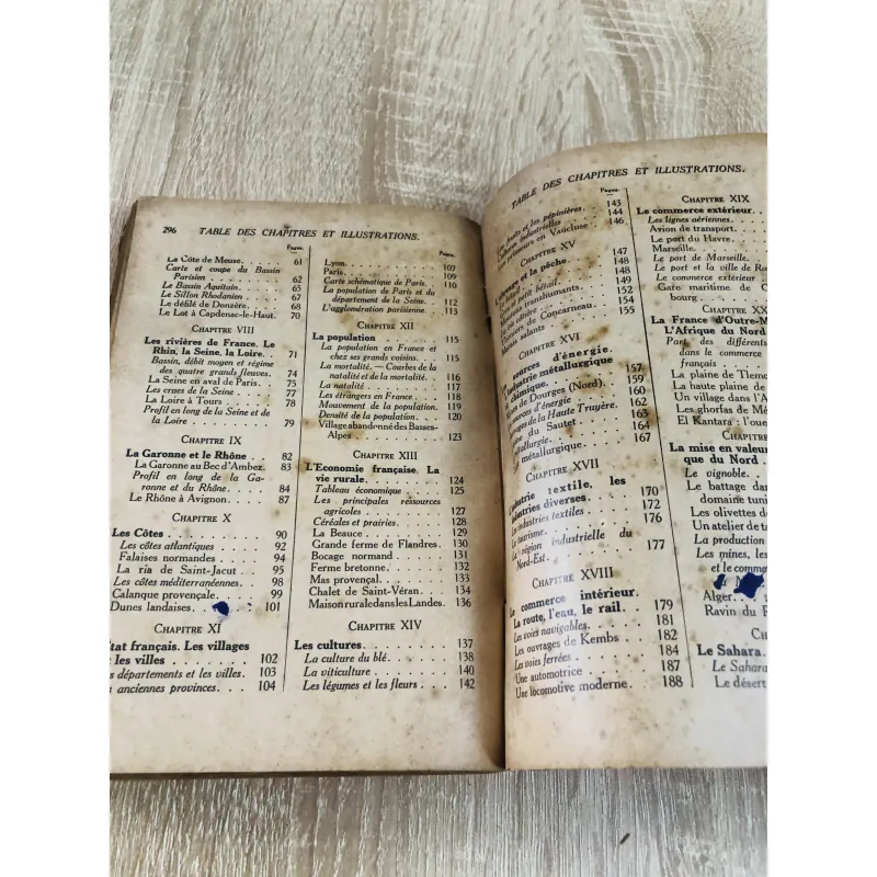 Sách địa lý Pháp xưa – in từ thời 1940 971728