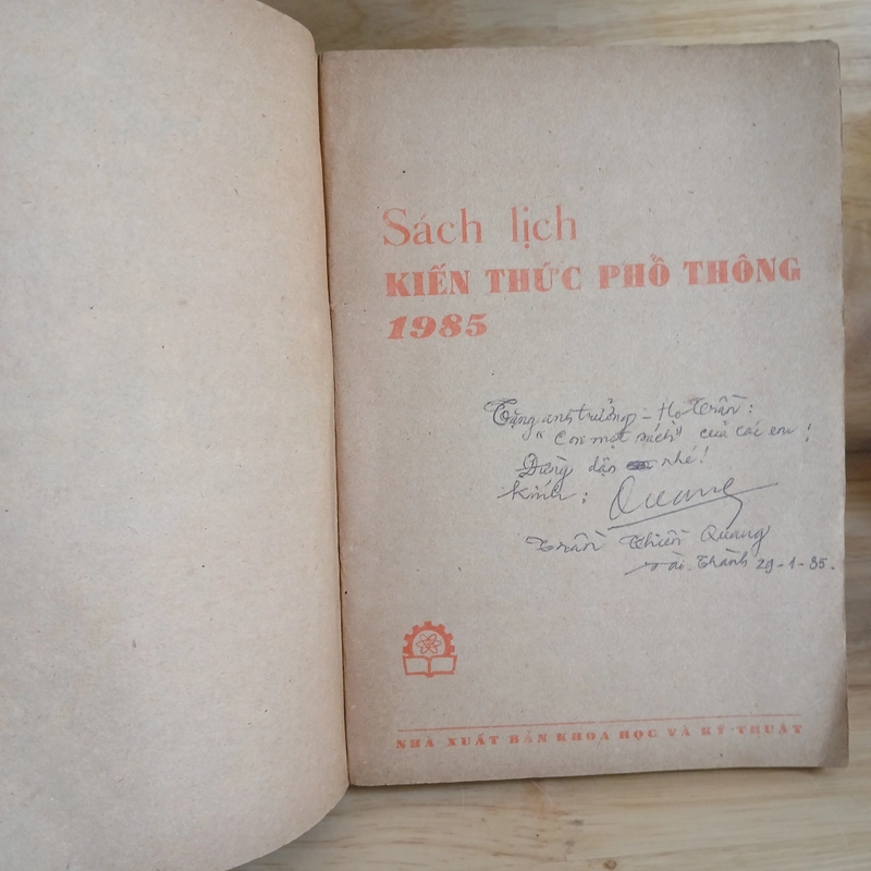 Almanach - Sách Lịch Kiến Thức Phổ Thông 1985 448027