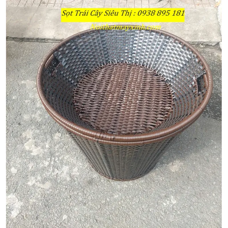 Giỏ mây trưng bày trái cây siêu thị cao 60 674842