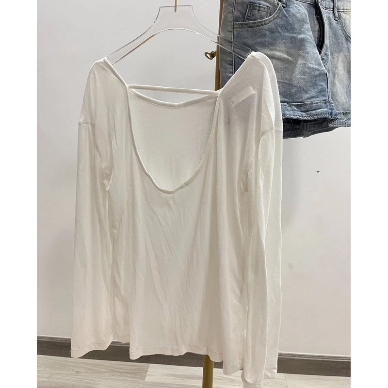 Áo thun giấy hở lưng 520903