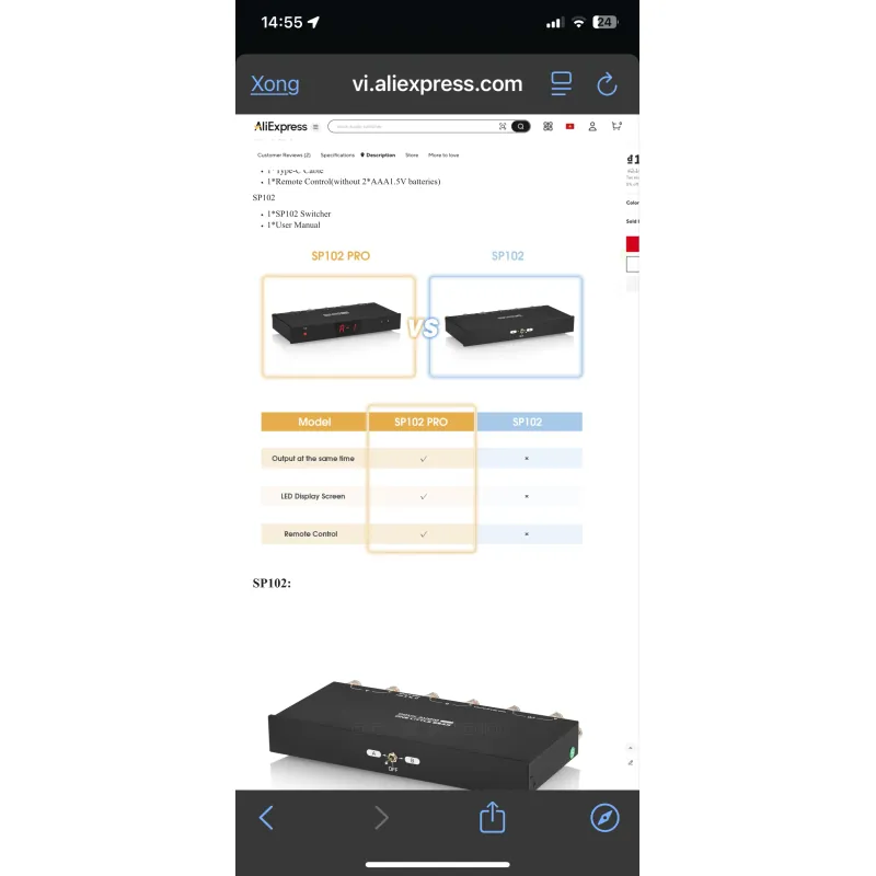 Thiết bị âm thanh amply điều chỉnh âm lượng SP102 chính hãng 675817