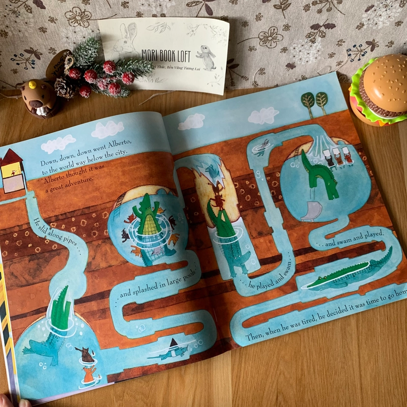 Sách tranh Wanted! Have You Seen This Alligator, Used, Picture Book For Kids 444085