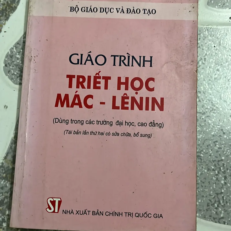 giáo trình triết học Mác - Lê nin  423073
