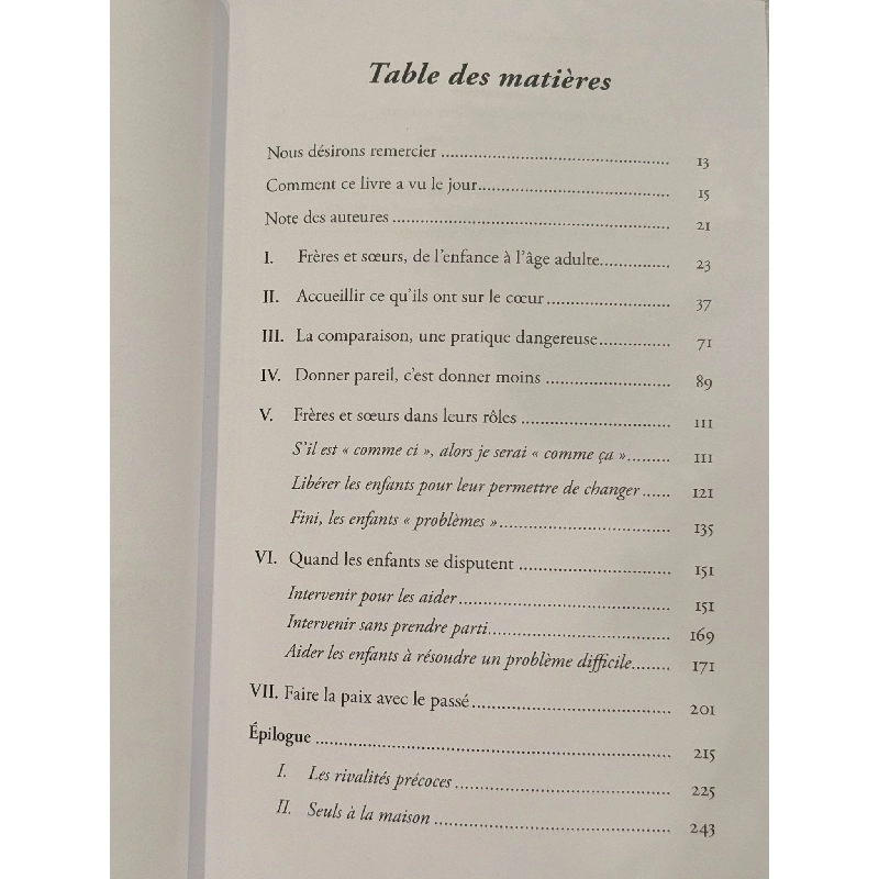 Frères rt soeurs sans rivalité 751627