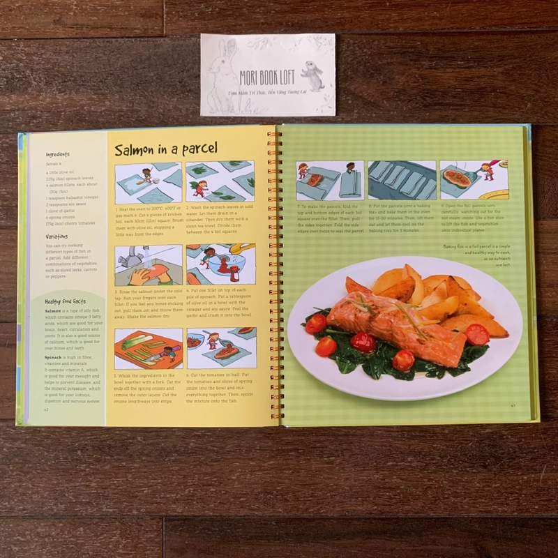 Sách ngoại văn Children's Healthy Cookbook – The Usborne, Used, Bìa cứng 502621