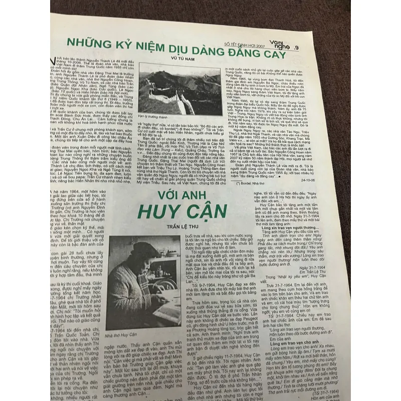 Báo Văn Nghệ Tết Đinh Hợi (2007) - Hội Nhà văn Việt Nam - Số đặc biệt 798762