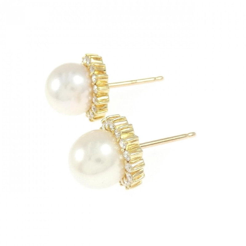 K18YG Bông tai ngọc trai Akoya 8.5mm - Hàng hiệu Chính hãng 869226