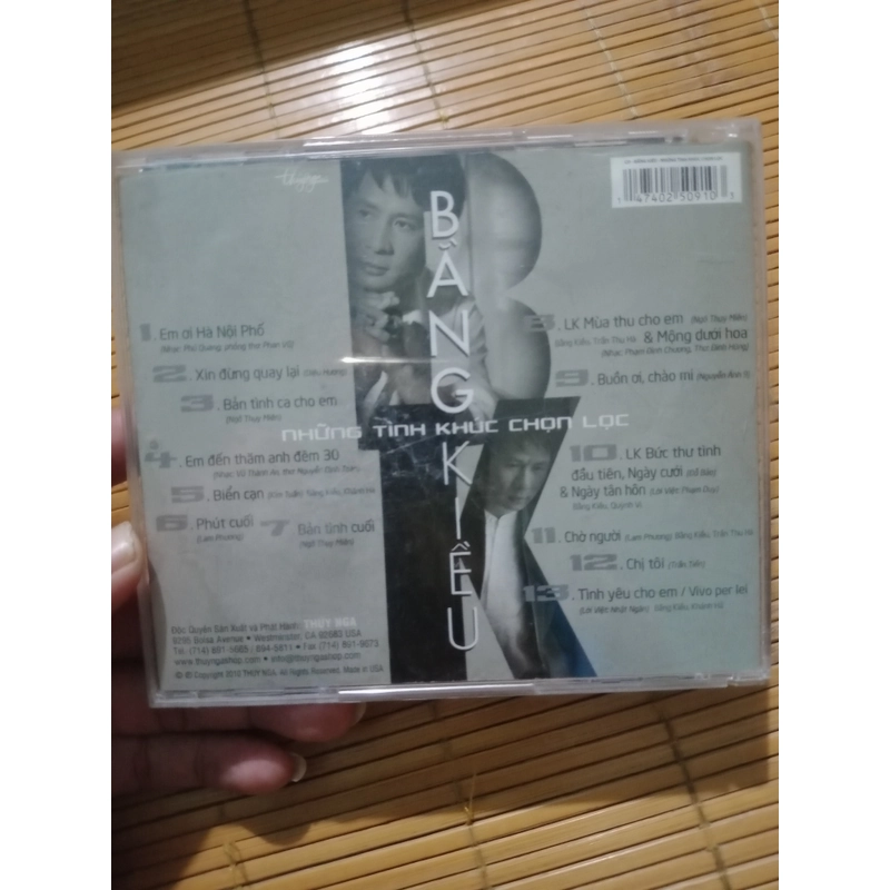 Bán dia CD Bằng Kiều Những tình khúc chọn lọc 473321