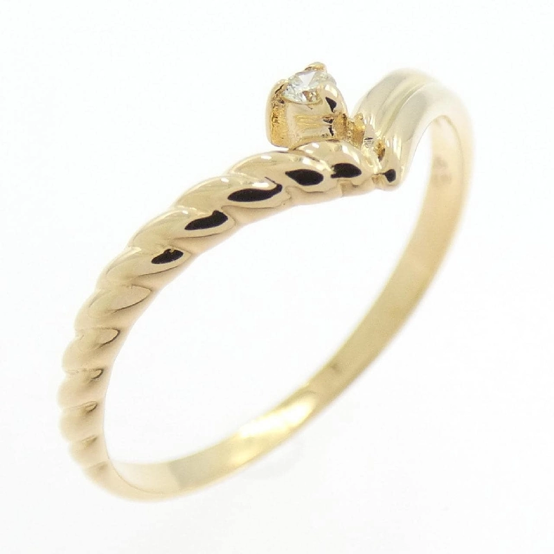 Nhẫn kim cương K18YG 670081