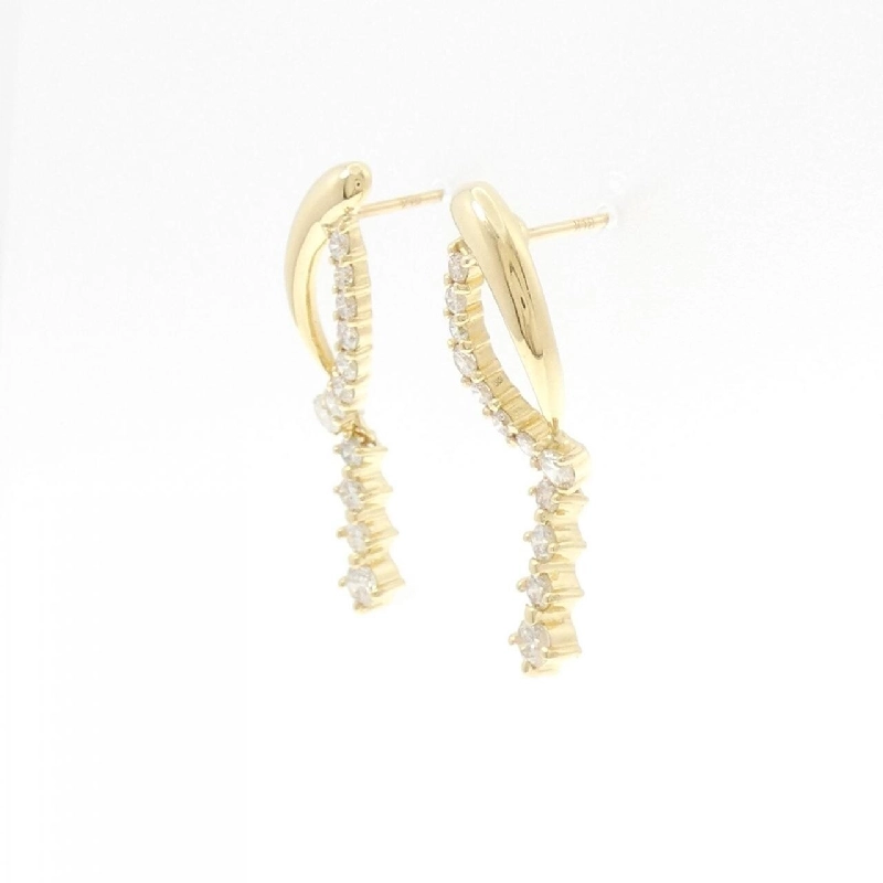 K18YG Bông tai kim cương 0.72CT - Hàng hiệu Chính hãng 868228