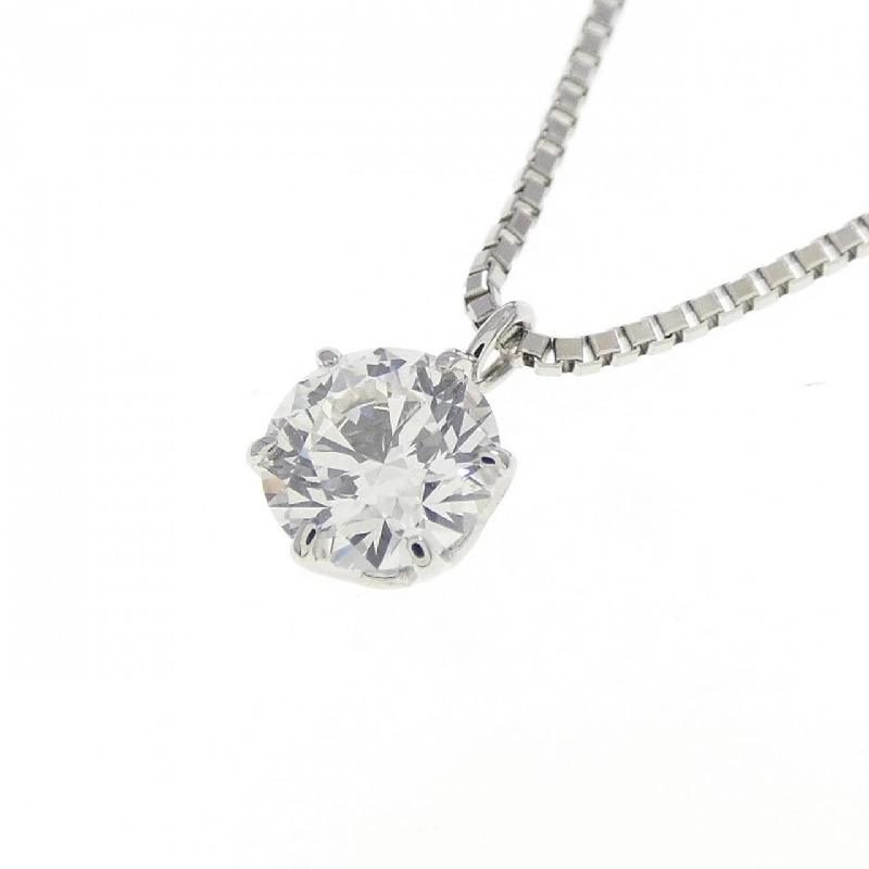 Dây chuyền kim cương Solitaire PT900/PT850 0.329CT G SI2 3EXT - Hàng hiệu Chính hãng 871955