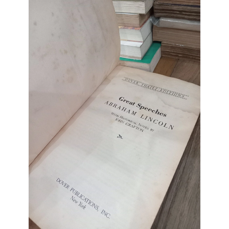 Abraham Lincoln Great Speeches - Dover Thrift Editions 932656