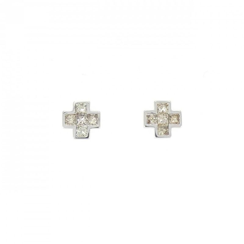 K18WG Bông tai kim cương - Hàng hiệu Authentic 868211