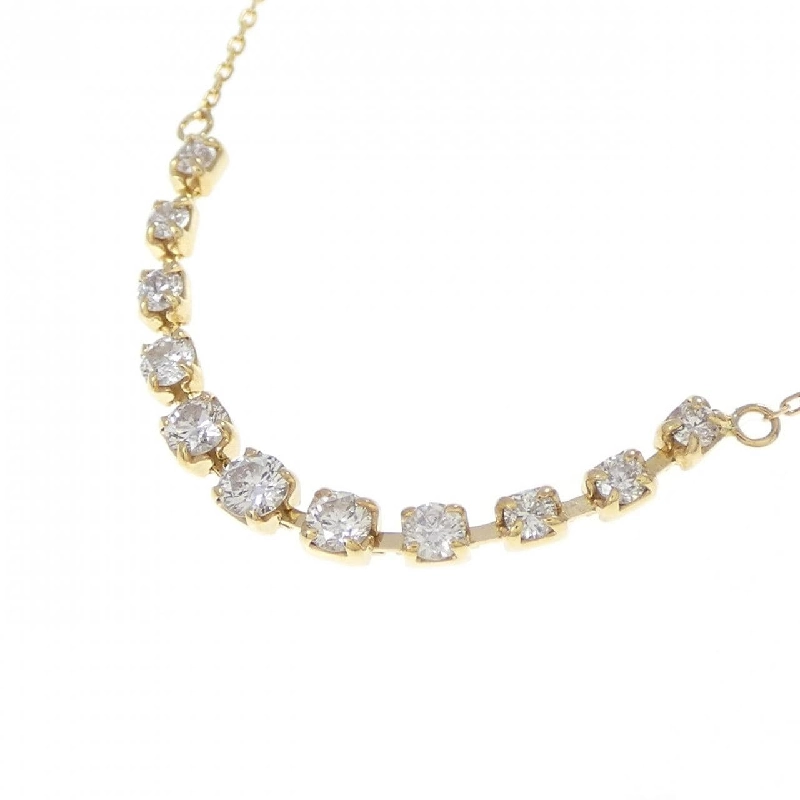 Dây chuyền kim cương K18YG 0.30CT - Hàng hiệu chính hãng 856251