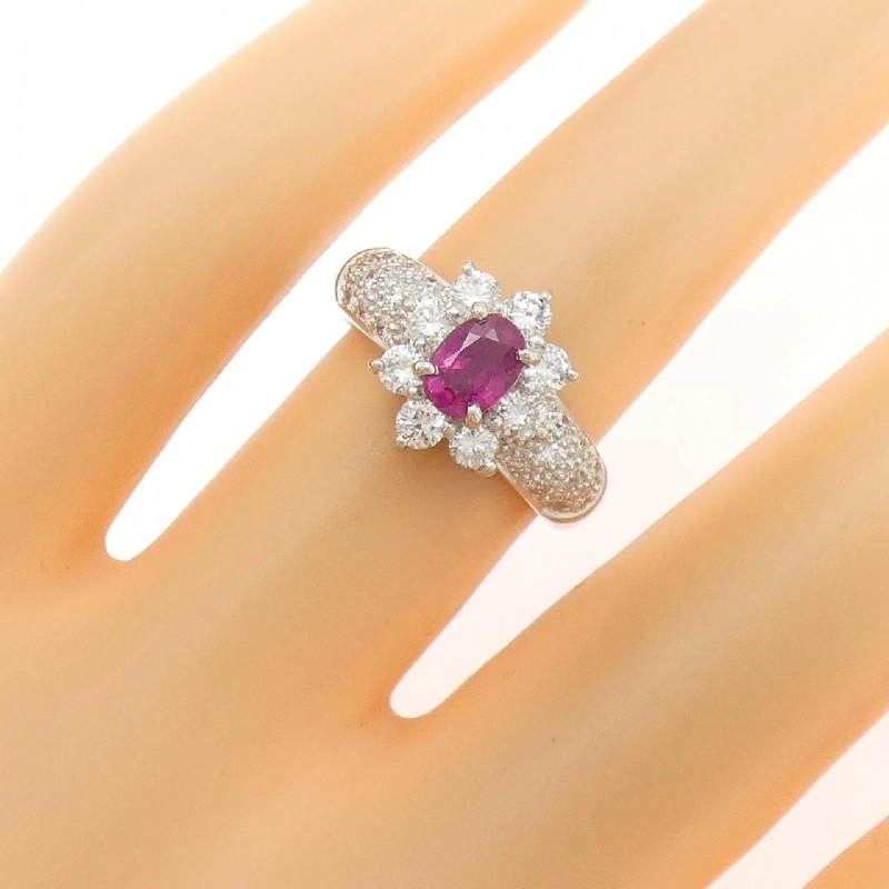 Nhẫn Ruby PT900 0.630CT - Hàng hiệu Chính hãng 855085