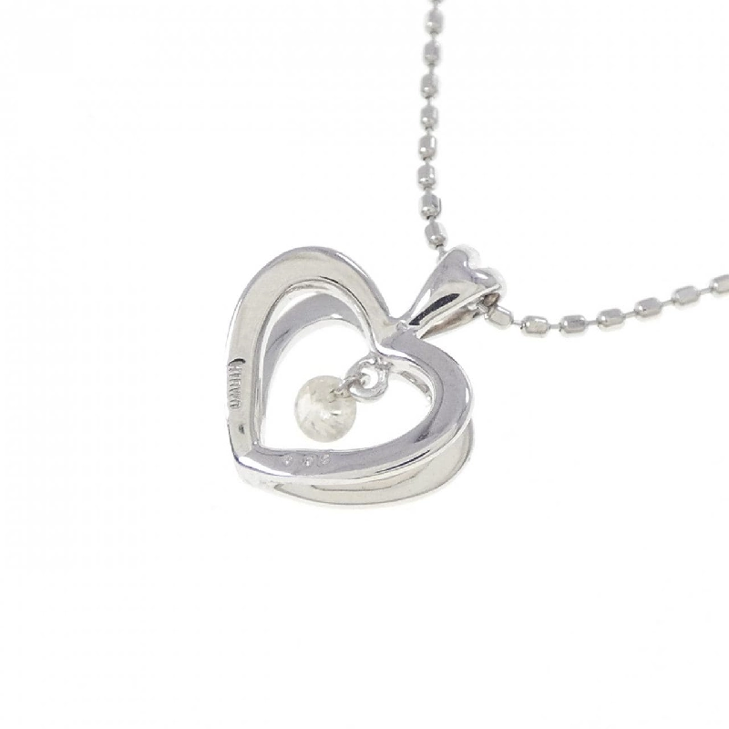 K18WG Dây chuyền kim cương hình trái tim 0.05CT - Hàng hiệu Chính hãng 856953