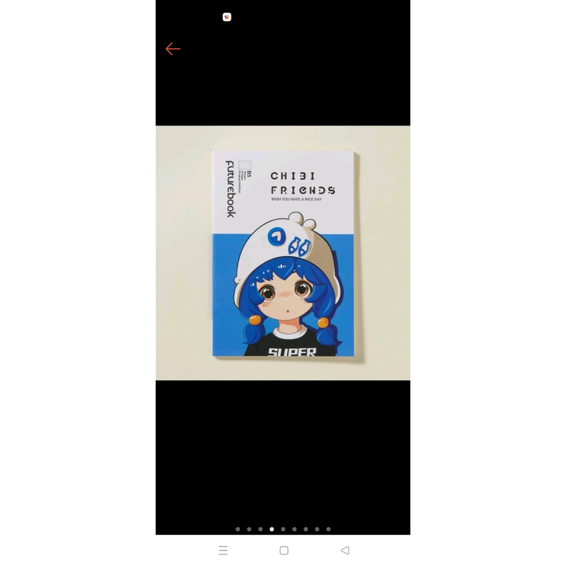 Vở Kẻ Ngang May Gáy B5 FUTUREBOOK 100gsm 80 Trang (cả bìa) CHIBI FRIEND B5 notebook 251299