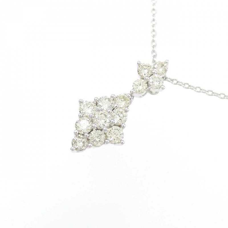 K18WG Dây chuyền kim cương 0.45CT - Hàng hiệu Chính hãng 863101