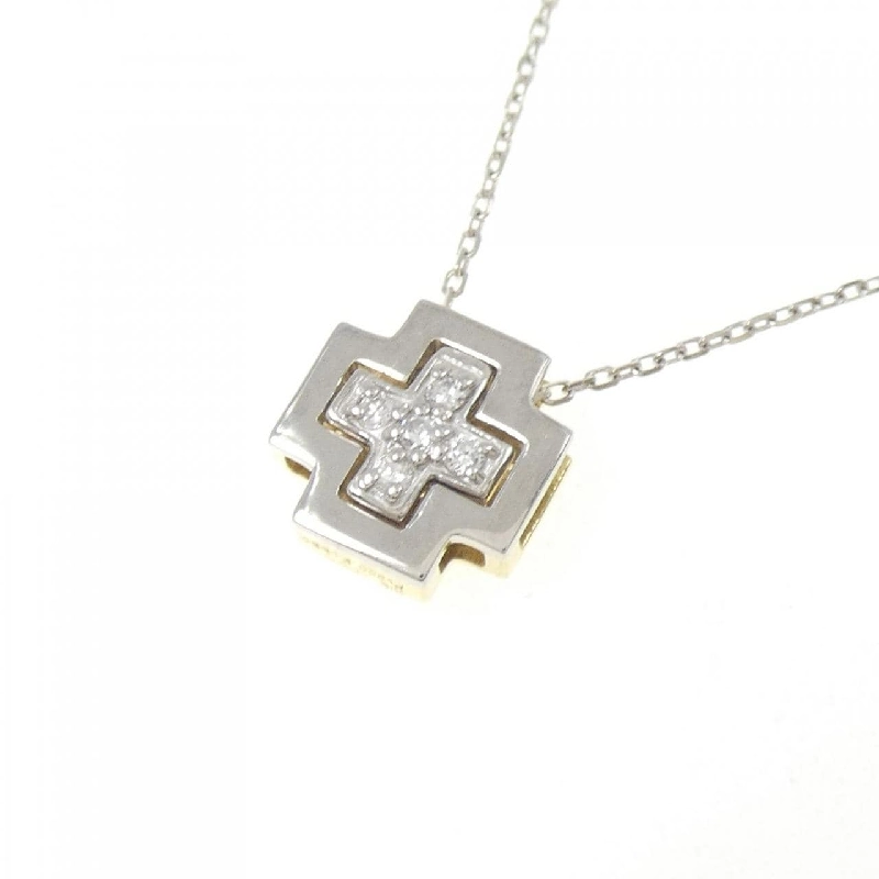 K18/PT900/PT850 Dây chuyền kim cương 0.05CT - Hàng hiệu Chính hãng 858343