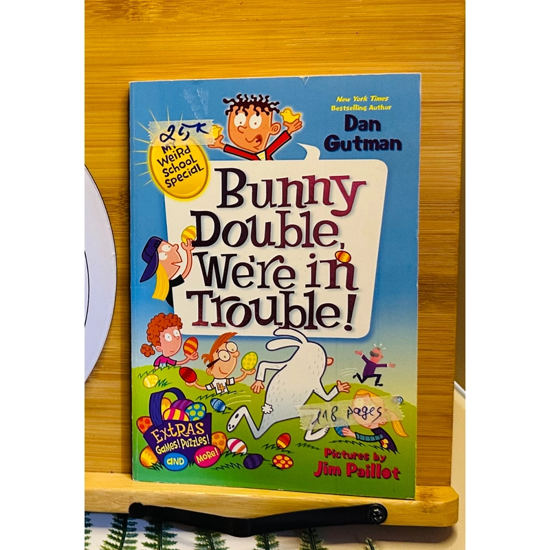 [Sách tiếng Anh 2hand] Like new 90% - Bunny Double, We're in Trouble! - Dan Gutman 495461
