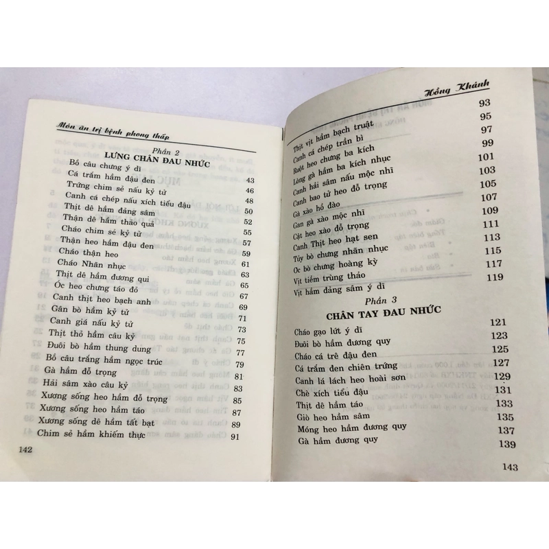 CÁC MÓN ĂN TRỊ BỆNH PHONG THẤP ( ĐAU - THẤP KHỚP) - 143 trang, nxb: 2001 325077