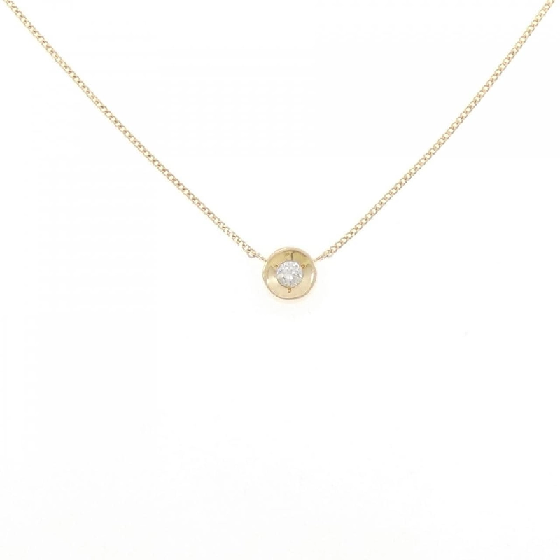 K18YG Dây chuyền kim cương 0.10CT - Hàng hiệu Authentic 856459