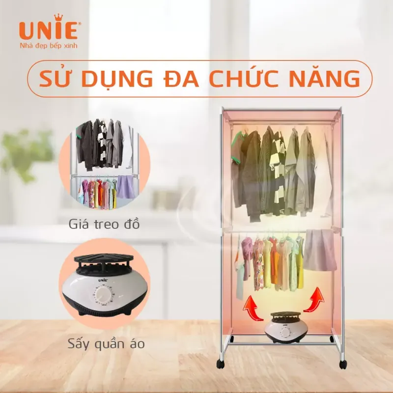 UNIE UE-688 – Máy sấy quần áo gia đình tiện lợi 738664