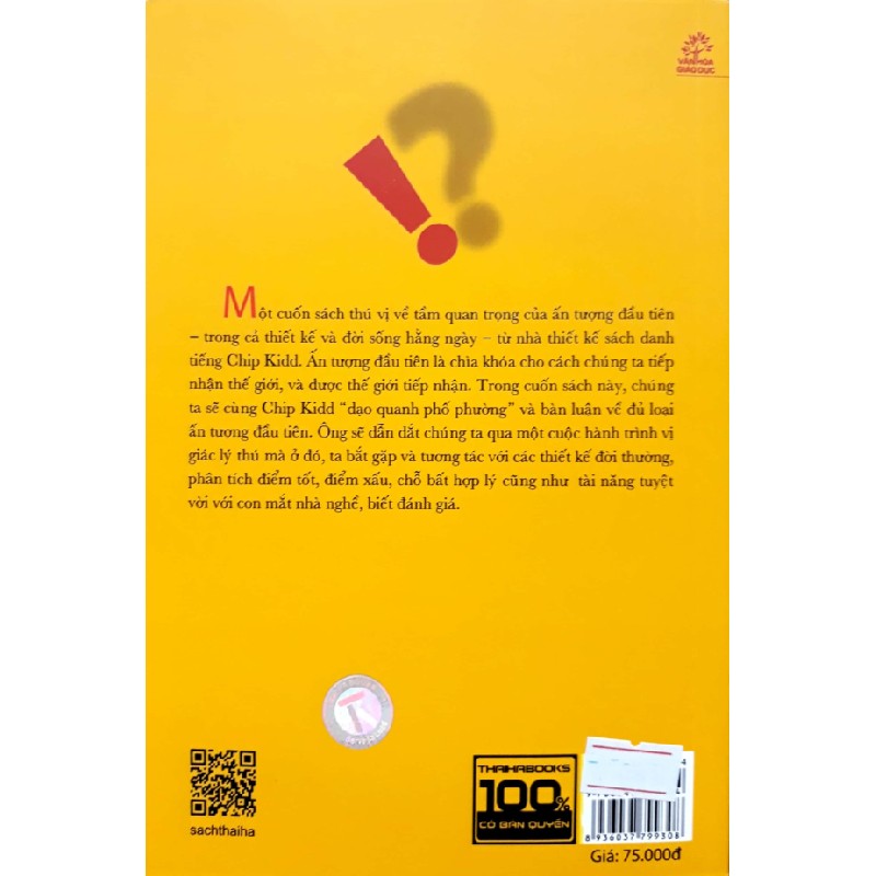 TedBooks - Nhìn Mặt Mà Bắt Hình Dong - Chip Kidd 145464